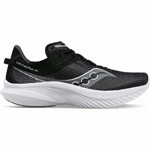 Women's Saucony Kinvara 14 Running Shoes Black / White | UAE S53907-J06