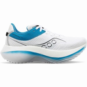 Women's Saucony Kinvara Pro Running Shoes White / Blue | UAE S65349-D40