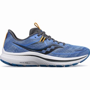 Women's Saucony Omni 21 Running Shoes Blue / Grey | UAE S52831-C82