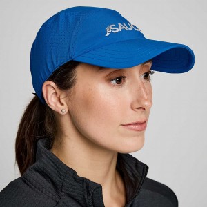 Women's Saucony Outpace Hats Blue | UAE S71639-K08