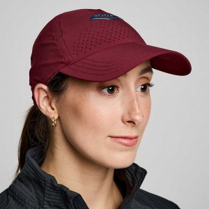 Women's Saucony Outpace Petite Hats Red | UAE S19026-R42