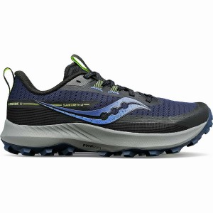 Women's Saucony Peregrine 13 Trail Running Shoes Navy / Khaki | UAE S89253-C15