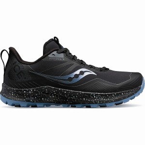 Women's Saucony Peregrine ICE+ 3 Running Shoes Black | UAE S64793-D92