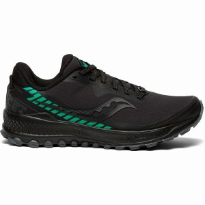 Women's Saucony Peregrine ICE+ Trail Running Shoes Black | UAE S32764-J94