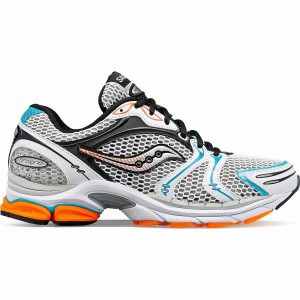 Women's Saucony ProGrid Triumph 4 Sneakers White / Silver | UAE S46150-Z06