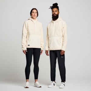 Women's Saucony Recovery Sherpa Pullover Beige | UAE S04572-X92