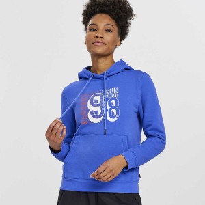 Women's Saucony Rested Hoodie Blue | UAE S50316-Z80