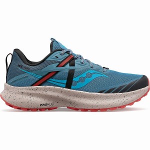 Women's Saucony Ride 15 TR Trail Running Shoes Blue | UAE S20153-A35