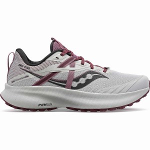 Women's Saucony Ride 15 TR Trail Running Shoes Grey / Purple | UAE S25891-S87