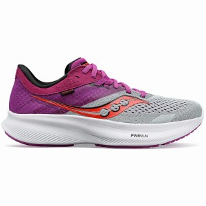 Women's Saucony Ride 16 Running Shoes Purple | UAE S90437-Z72