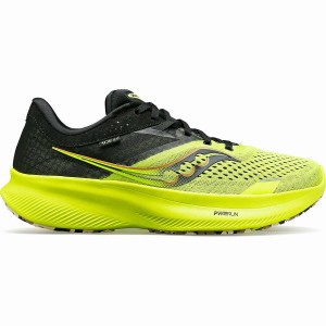 Women's Saucony Ride 16 Running Shoes Yellow / Black | UAE S39584-X63