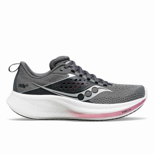 Women's Saucony Ride 17 Running Shoes Purple | UAE S63981-Q29