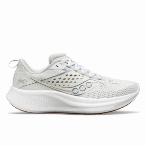 Women's Saucony Ride 17 Running Shoes White | UAE S83592-H36