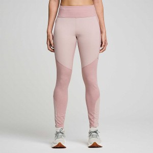 Women's Saucony Runshield Tight Smoke Heather | UAE S86012-F86