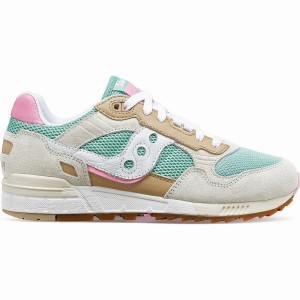 Women's Saucony Shadow 5000 Premium Sneakers Turquoise / Grey | UAE S36240-C12