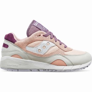 Women's Saucony Shadow 6000 Premium Sneakers Pink / Purple | UAE S95807-U32