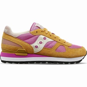 Women's Saucony Shadow Original Sneakers Beige / Pink | UAE S96710-A29