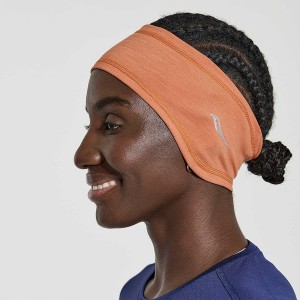 Women's Saucony Solstice Headband Orange | UAE S37520-Y65