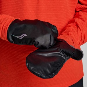 Women's Saucony Solstice Mitt Gloves Black | UAE S02459-P37