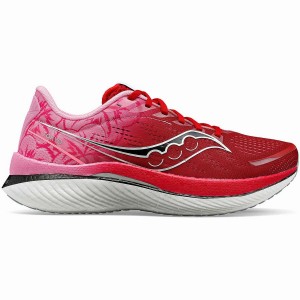 Women's Saucony Tokyo Endorphin Speed 3 Running Shoes Red / Grey | UAE S23618-U28