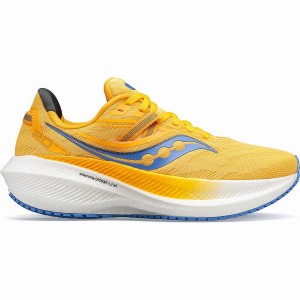 Women's Saucony Triumph 20 Running Shoes Blue / Gold | UAE S24913-V07