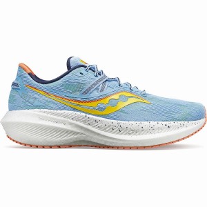 Women's Saucony Triumph 20 Running Shoes Blue | UAE S82931-B36