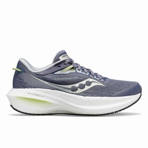 Women's Saucony Triumph 21 Running Shoes Blue | UAE S95146-V29