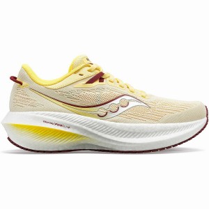 Women's Saucony Triumph 21 Running Shoes Yellow | UAE S83697-N01