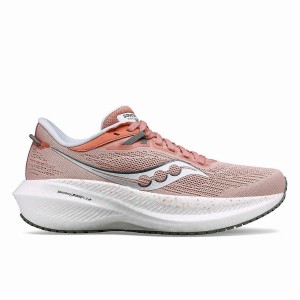 Women's Saucony Triumph 21 Running Shoes Lotus / Bough | UAE S06523-F36