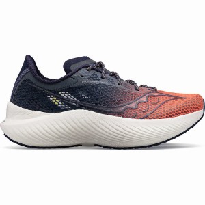 Women's Saucony VIZIPRO Endorphin Pro 3 Running Shoes Orange / Navy | UAE S29768-Q34