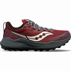 Women's Saucony Xodus Ultra 2 Running Shoes Red / Grey | UAE S51690-E58