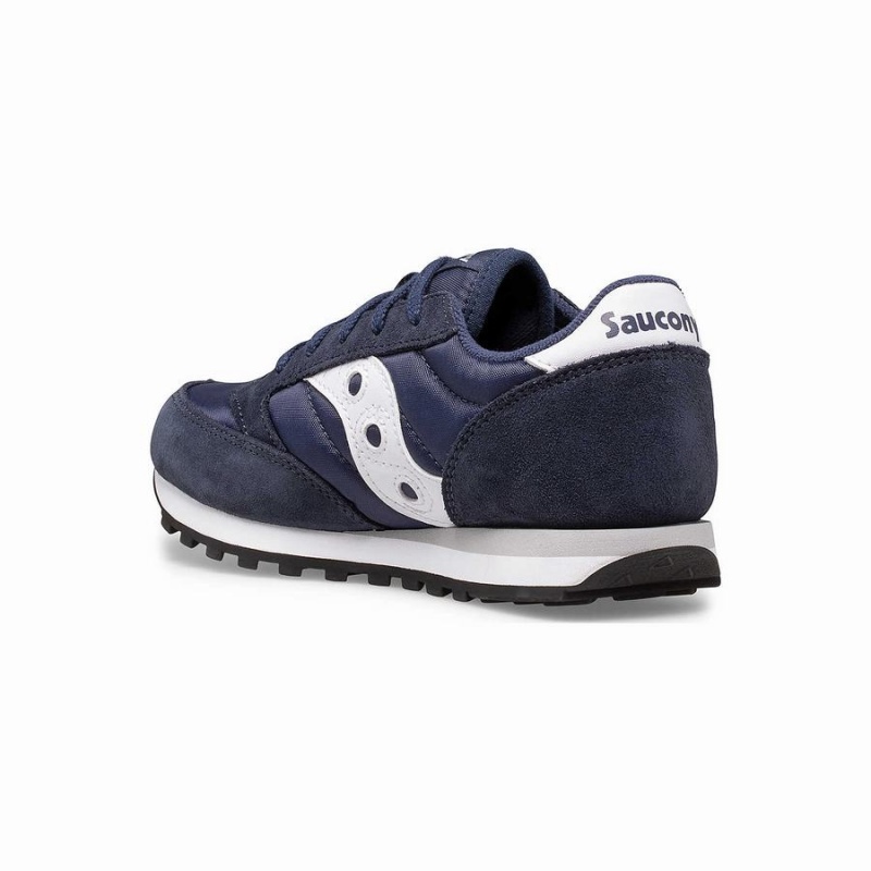 Kids' Saucony Jazz Original Sneakers Navy / White | UAE S15867-H96