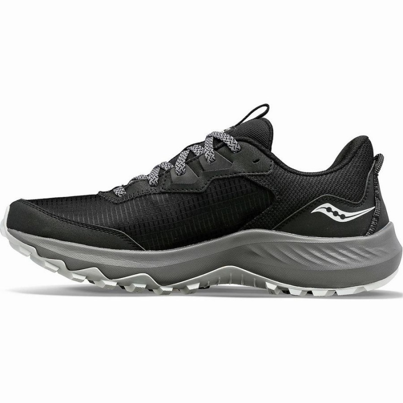 Men's Saucony Aura TR Running Shoes Black / Grey | UAE S53746-Y84