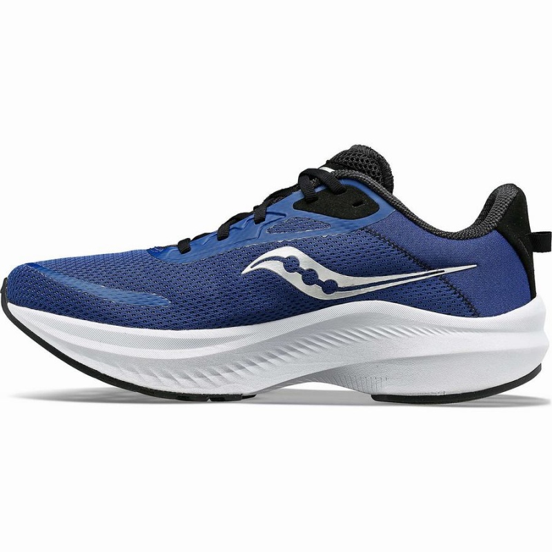 Men's Saucony Axon 3 Running Shoes Indigo / Black | UAE S26439-K07