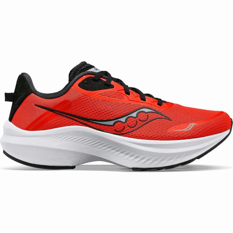 Men\'s Saucony Axon 3 Running Shoes Red / Black | UAE S78516-Y56