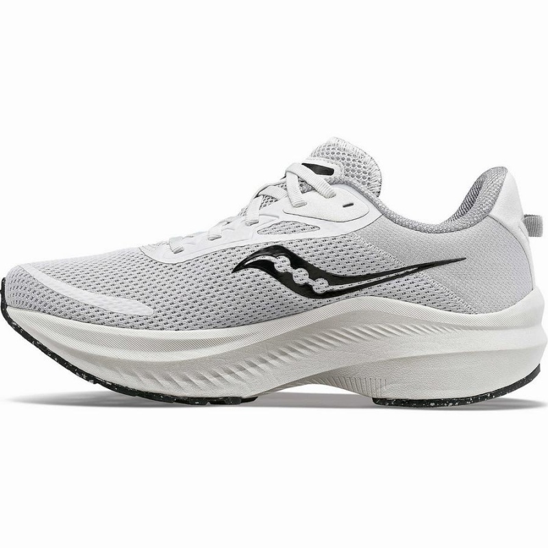 Men's Saucony Axon 3 Running Shoes White / Black | UAE S23501-W56