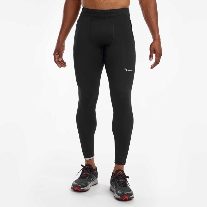 Men\'s Saucony Bell Lap Tight Black | UAE S46573-P59