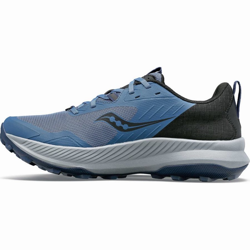 Men's Saucony Blaze TR Trail Running Shoes Blue / Black | UAE S51047-B79