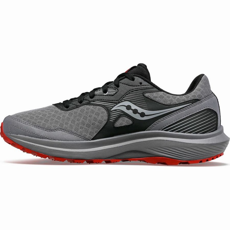 Men's Saucony Cohesion TR16 Running Shoes Grey / Burgundy | UAE S80647-Y81