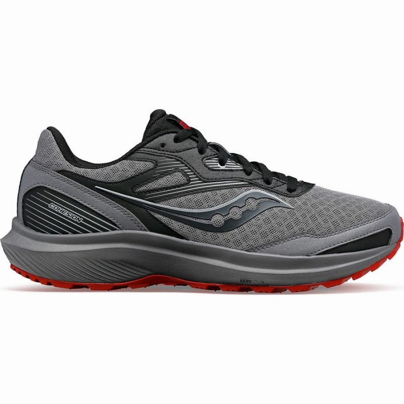 Men\'s Saucony Cohesion TR16 Running Shoes Grey / Burgundy | UAE S80647-Y81