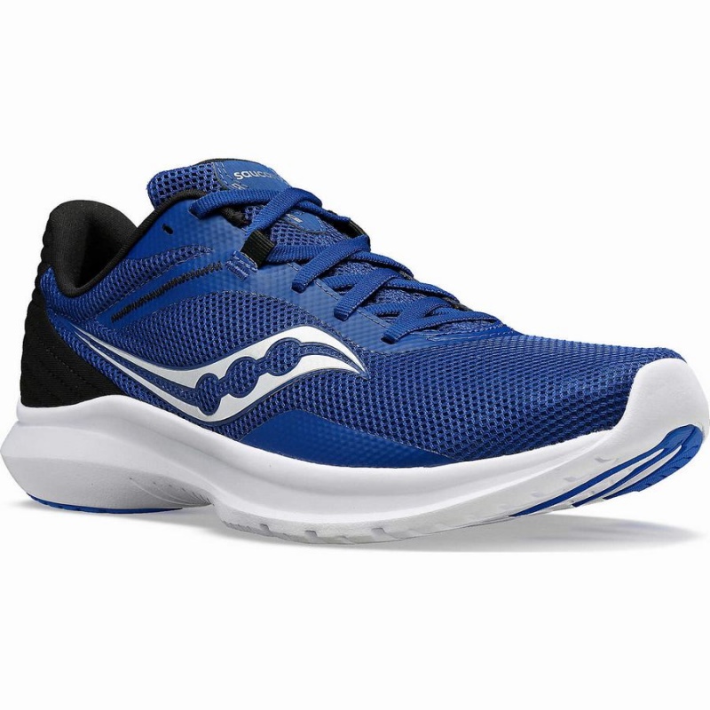 Men's Saucony Convergence Running Shoes Indigo / Black | UAE S90376-M05