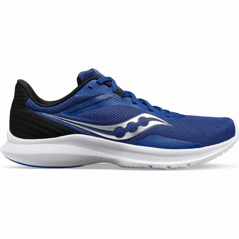 Men\'s Saucony Convergence Running Shoes Indigo / Black | UAE S90376-M05