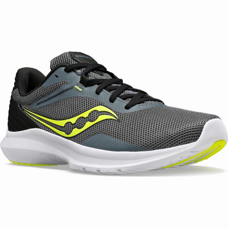 Men's Saucony Convergence Running Shoes Yellow / Grey | UAE S75042-A92