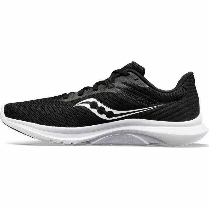 Men's Saucony Convergence Walking Shoes Black / White | UAE S93267-K96