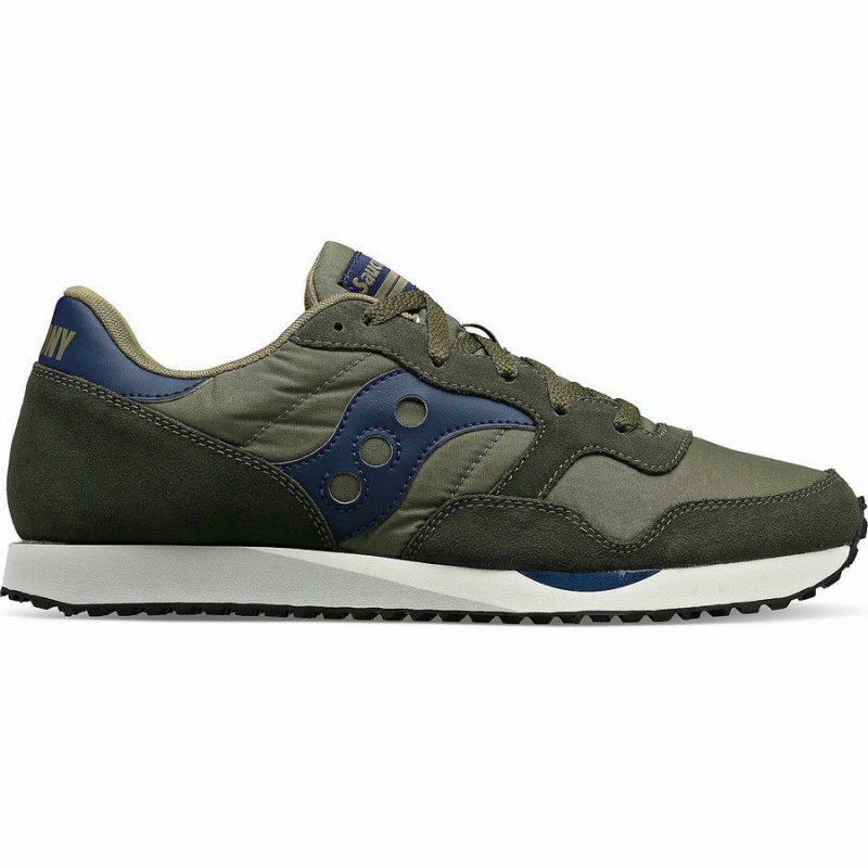 Men\'s Saucony DXN Trainer Sneakers Green / Navy | UAE S92573-Q70