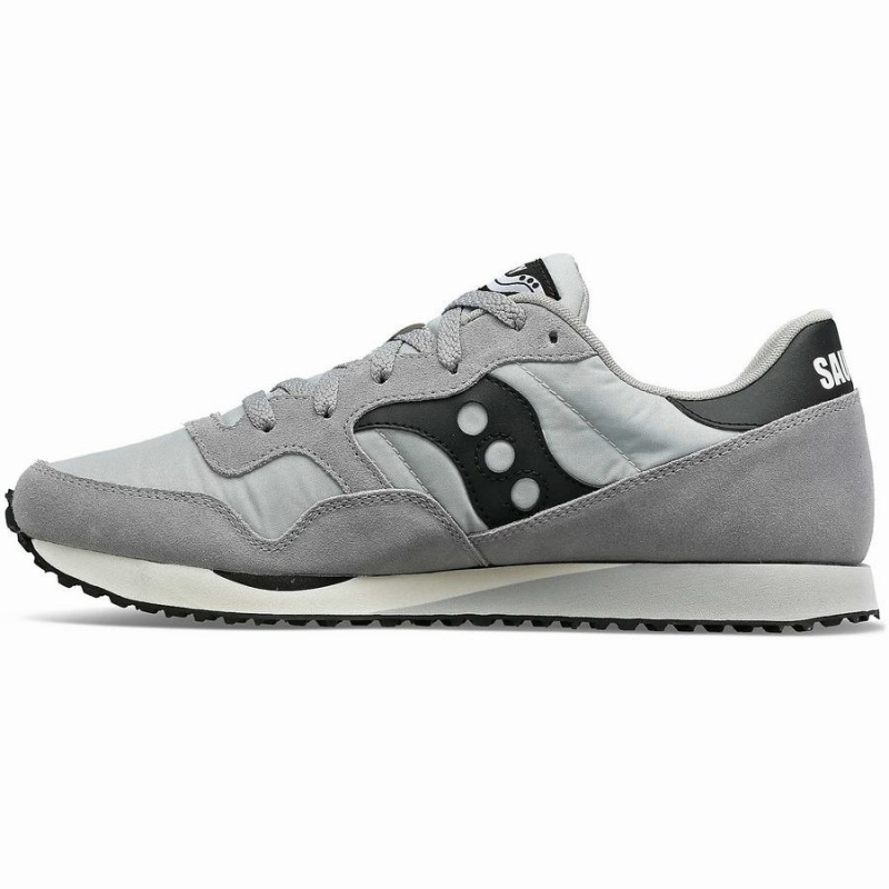 Men's Saucony DXN Trainer Sneakers Grey / Black | UAE S58394-K09