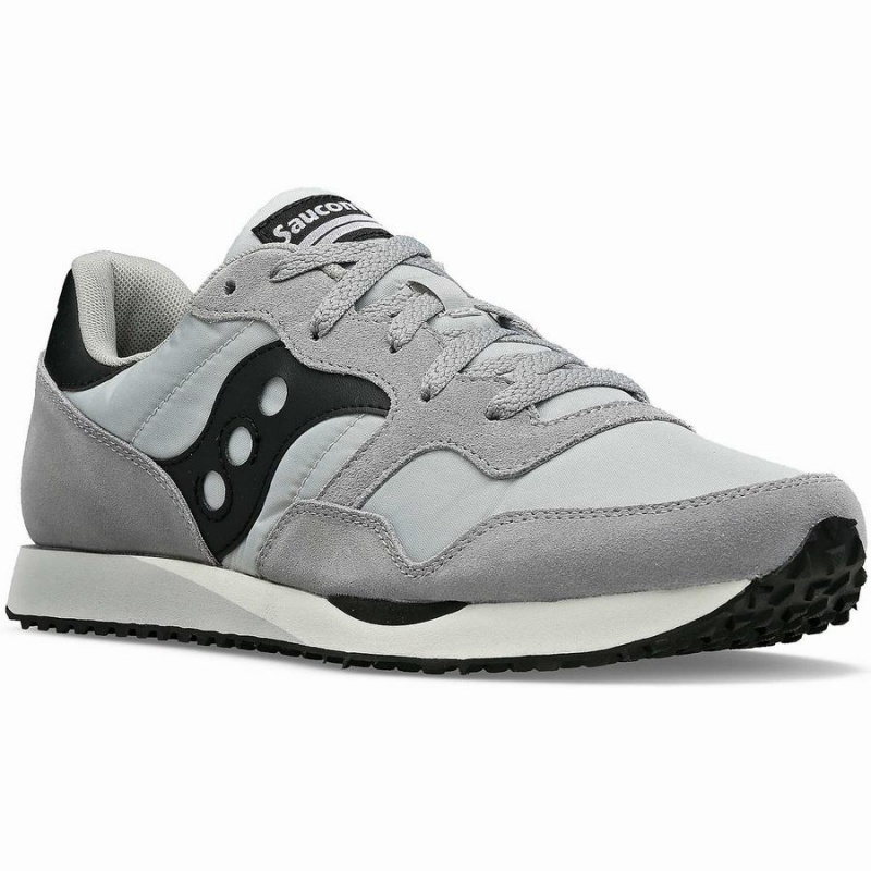 Men's Saucony DXN Trainer Sneakers Grey / Black | UAE S58394-K09