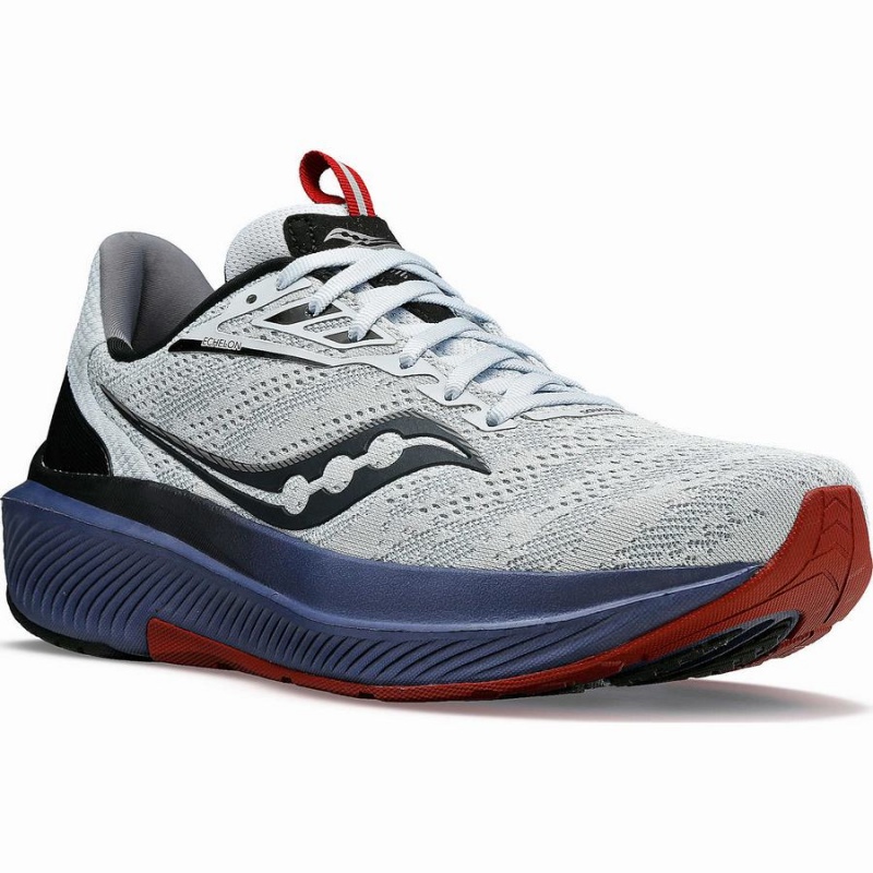 Men's Saucony Echelon 9 Running Shoes Blue | UAE S95031-U85