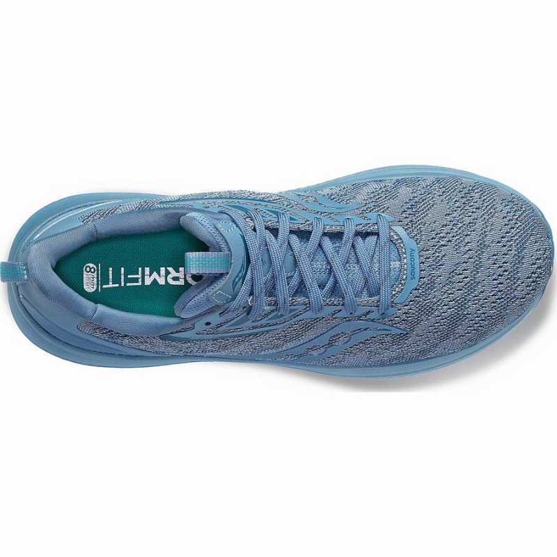 Men's Saucony Echelon 9 Running Shoes Blue | UAE S29064-P47