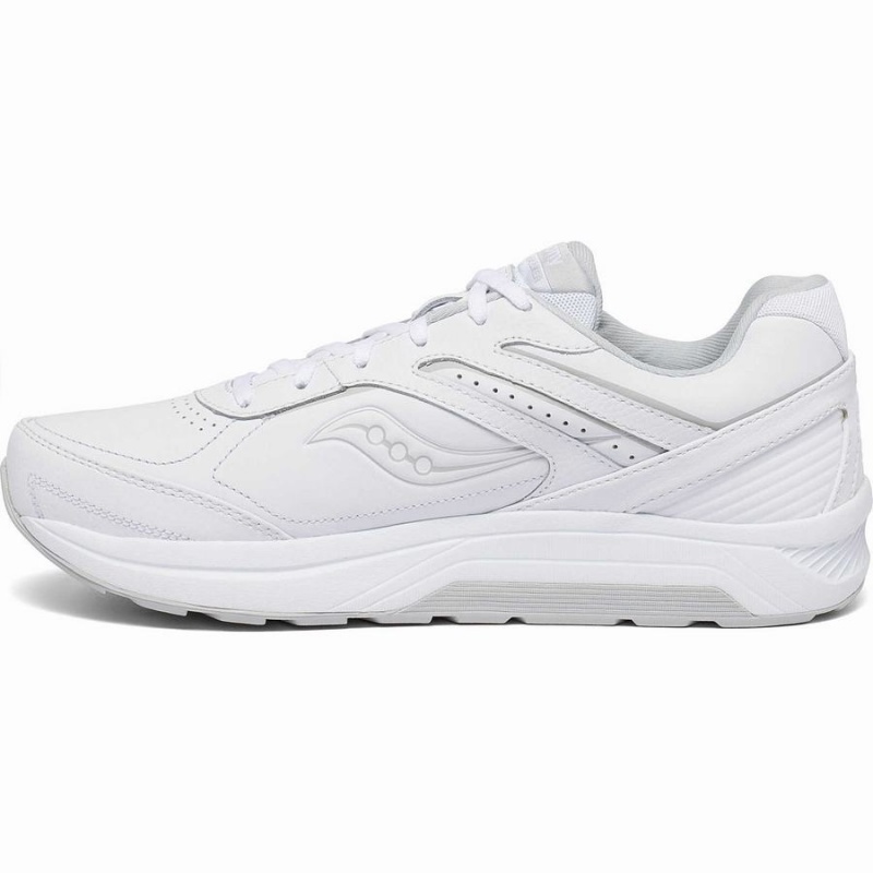 Men's Saucony Echelon Walker 3 Walking Shoes White | UAE S36084-N61